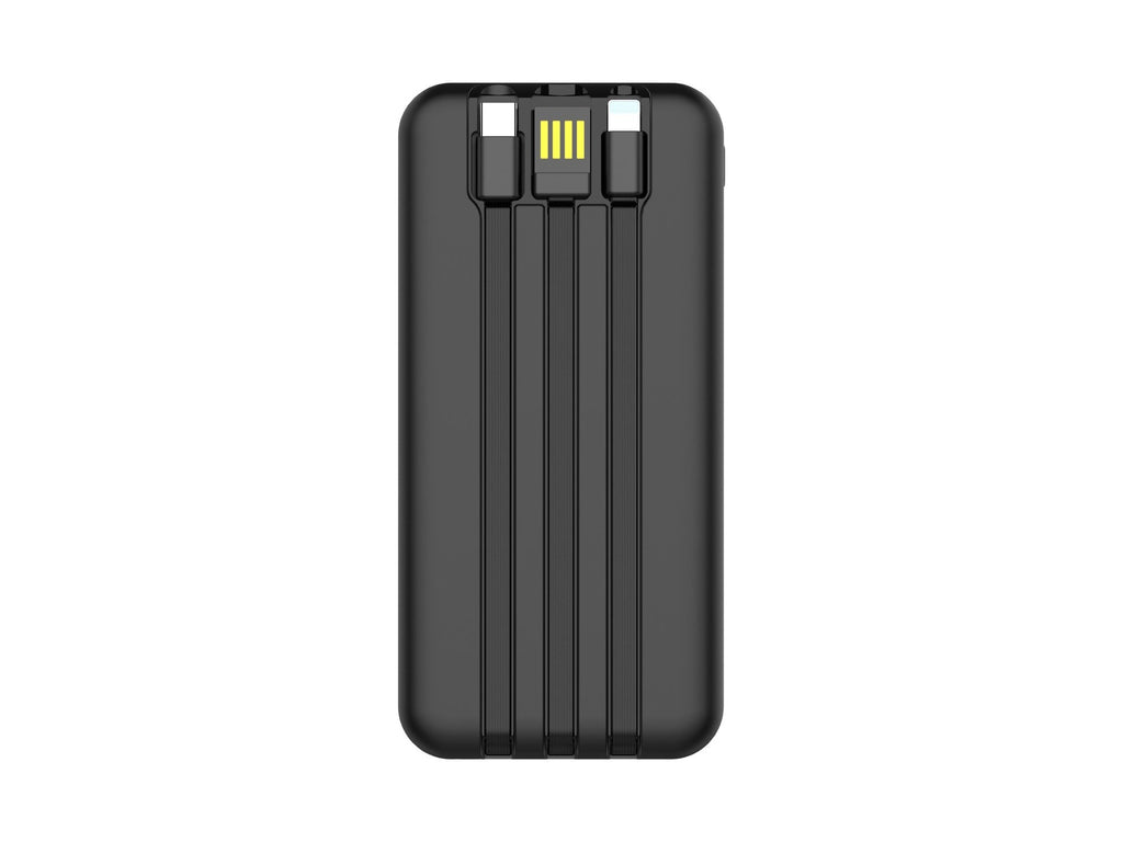 Techancy Power Bank 10000 Mah 22.5w  TF2782, Cabo De Carregamento Type-C+Lightning+ Usb 3in1, Ecrã Digital De Potência-2