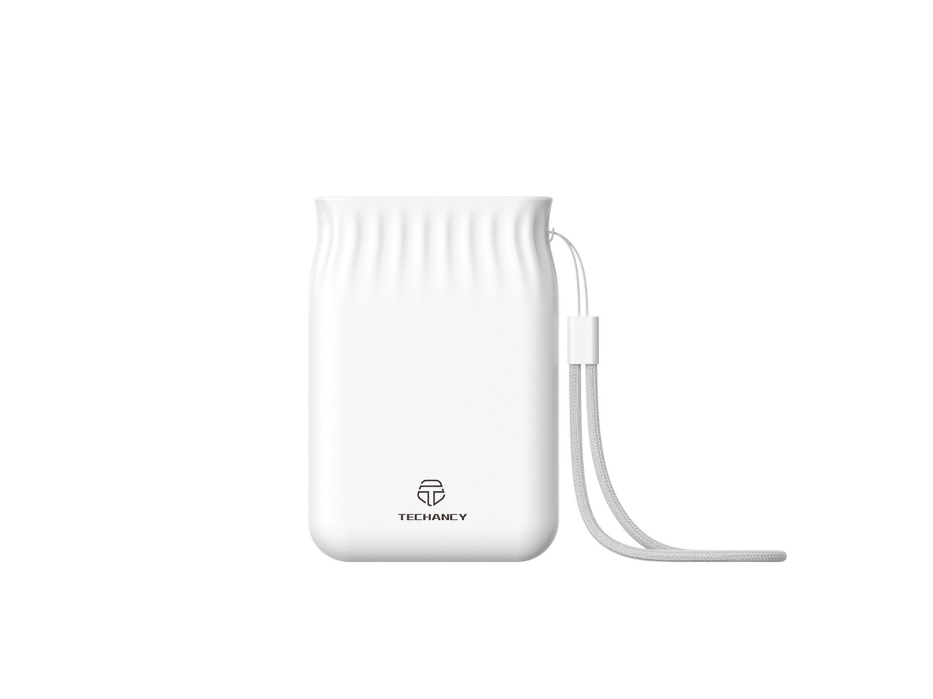 Techancy 6500mah Power Bank Branco TF2772，Carregamento De Telemóvel/Tablet Compatível Com 2A, Fonte De Alimentação Portátil-0