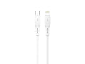 Techancy Cabo De Dados USB C to Lightning Branco TB1778, Carregamento Pd30W, 30cm Adequado Para Utilização Com Power Bank-0