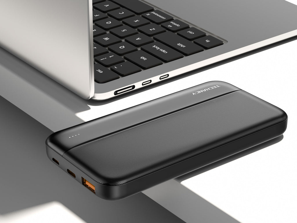 Techancy Power Bank 10000mah Preto TF2776, Carregamento Rápido Pd20w Para Smartphones, Tablets E Muito Mais!-3