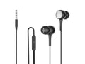 Techancy Auscultadores Intra-Auriculares Com Fios Pretos 1,2 M TD8057, Tomada De 3,5 Mm Compatível Com Telemóveis/Pc/Mp3, Etc.-0