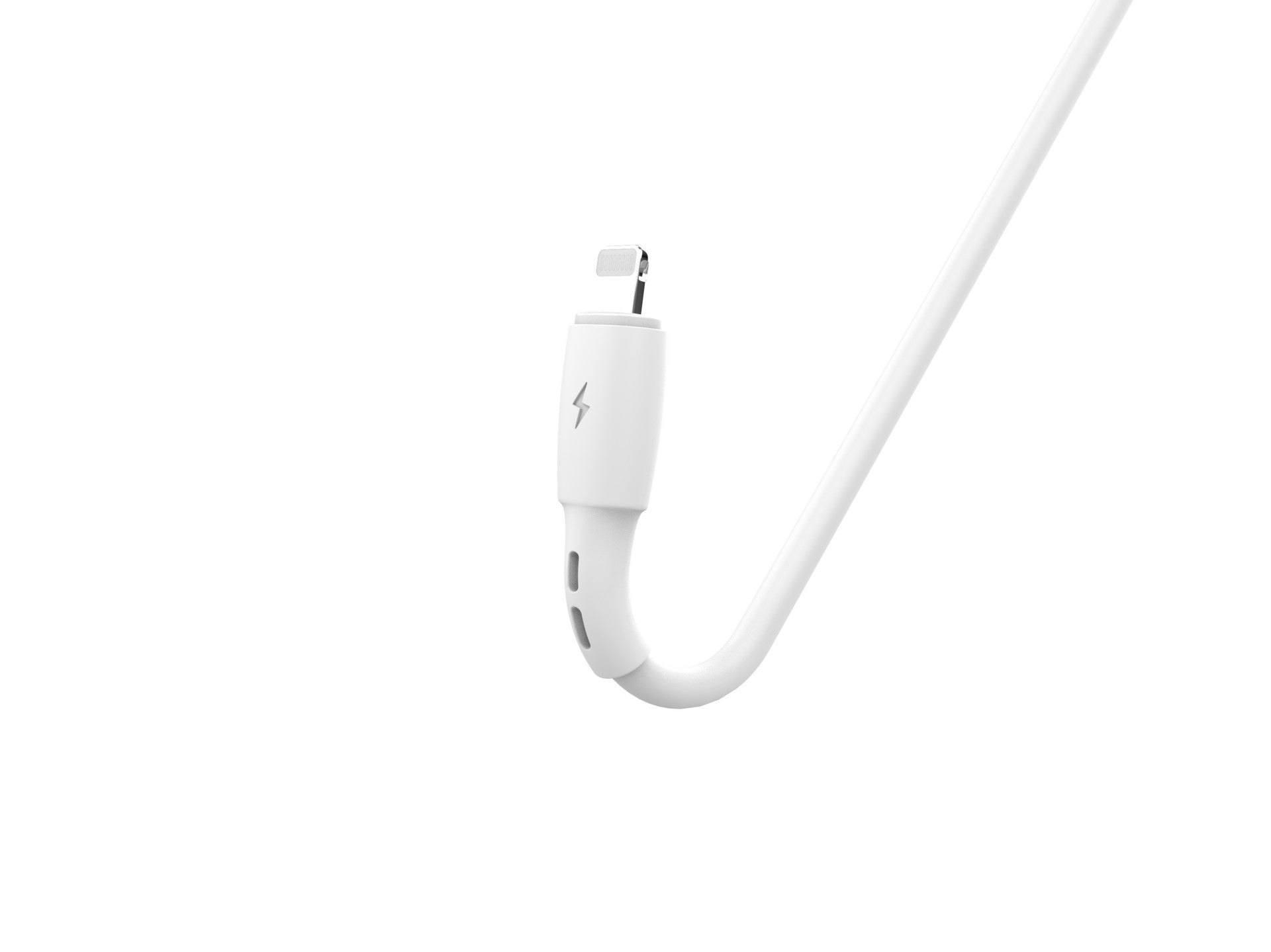 Techancy Cabo De Dados USB C to Lightning Branco TB1778, Carregamento Pd30W, 30cm Adequado Para Utilização Com Power Bank-1