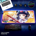 RGB LED Genshin Impact Luminous Keyboard Mat