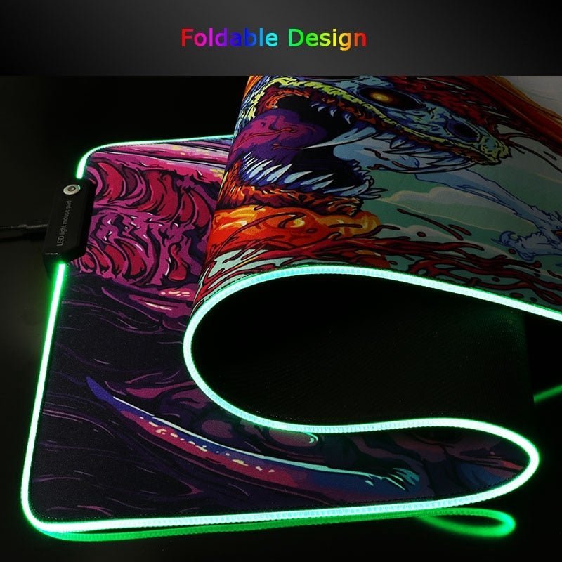 RGB LED Genshin Impact Luminous Keyboard Mat